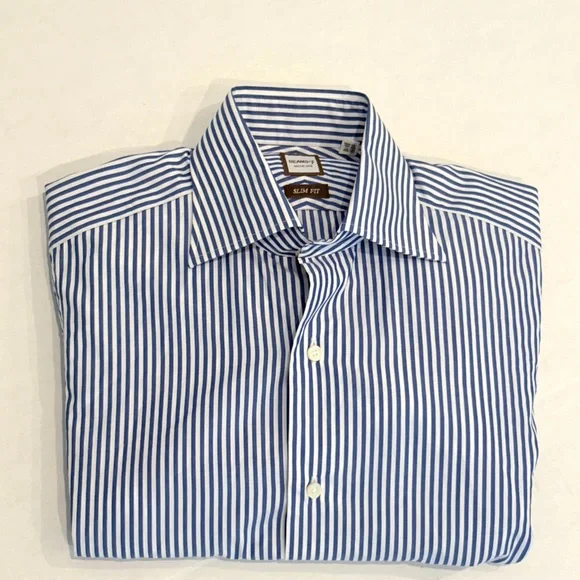 BEAMS F men’s  Striped Shirt cotton MADE IN JAPAN - Picture 3 of 9